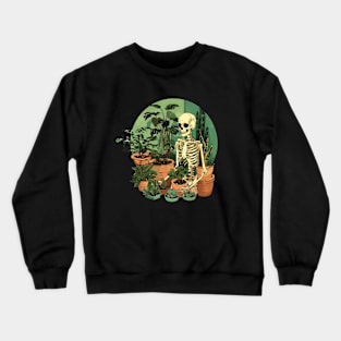 More Plants Less People Skeleton Crewneck Sweatshirt